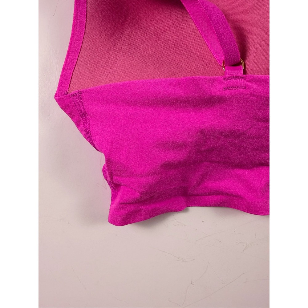 Victorias Secret PINK Wireless Bralette Magenta Pink Padded Seamless Size 4 - Picture 11 of 11